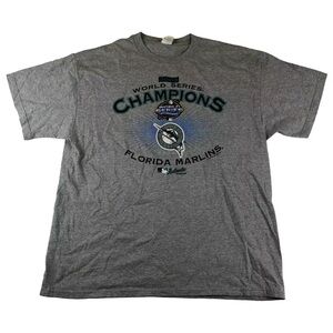 Vintage 2003 Florida Marlins World Series Champions Tshirt